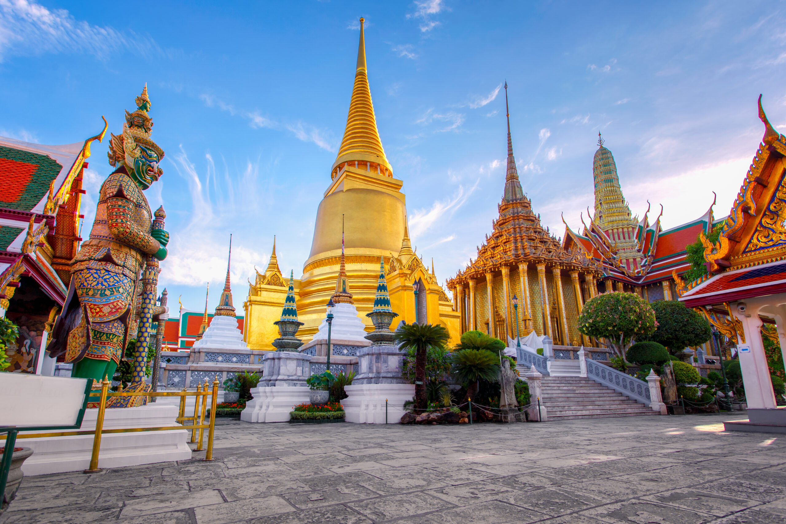 Wat Phra Kaew Ancient temple in bangkok Thailand