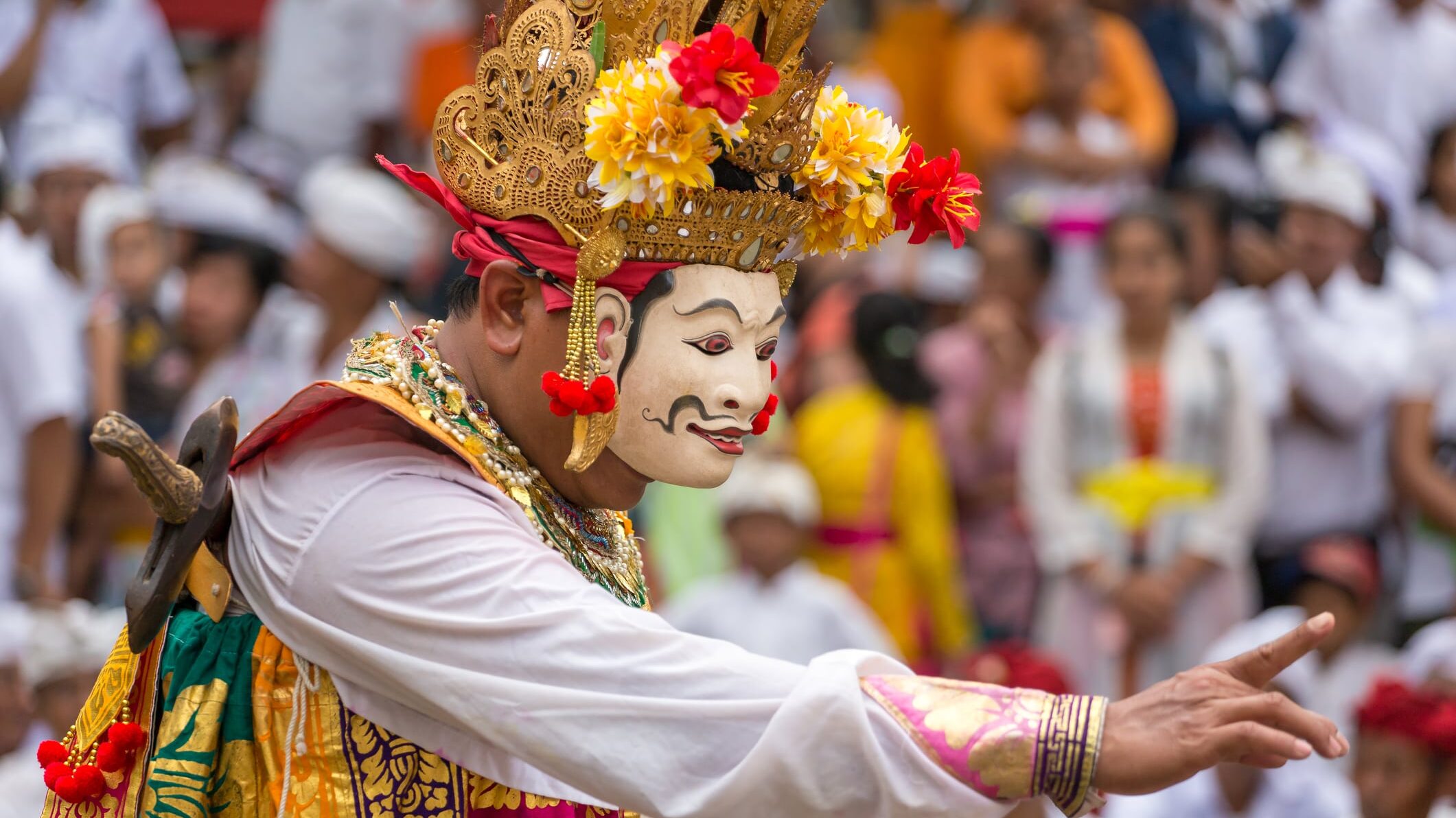 Galungan celebration in Ubud, Bali