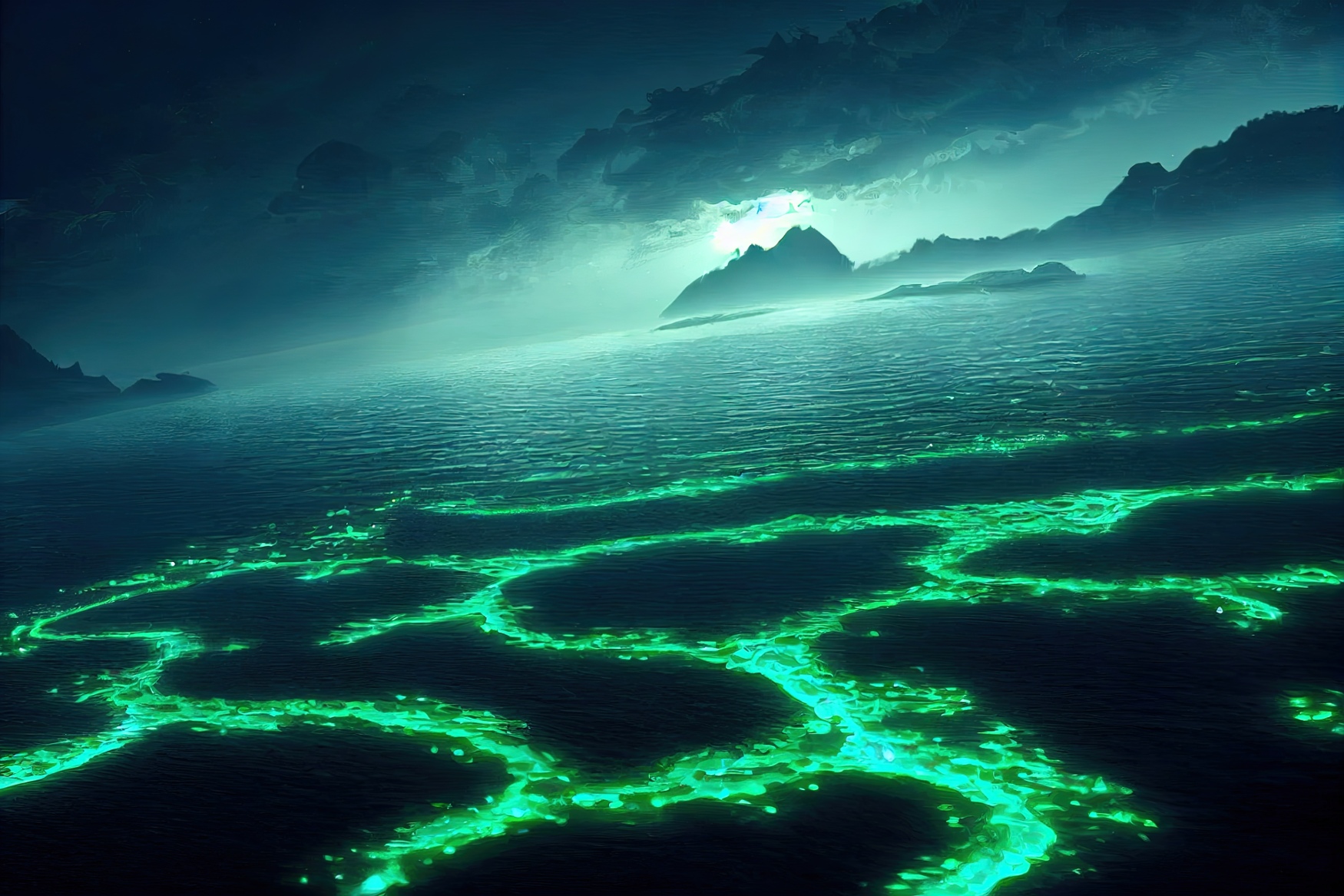 Bioluminescent waves illuminate Southern California beaches