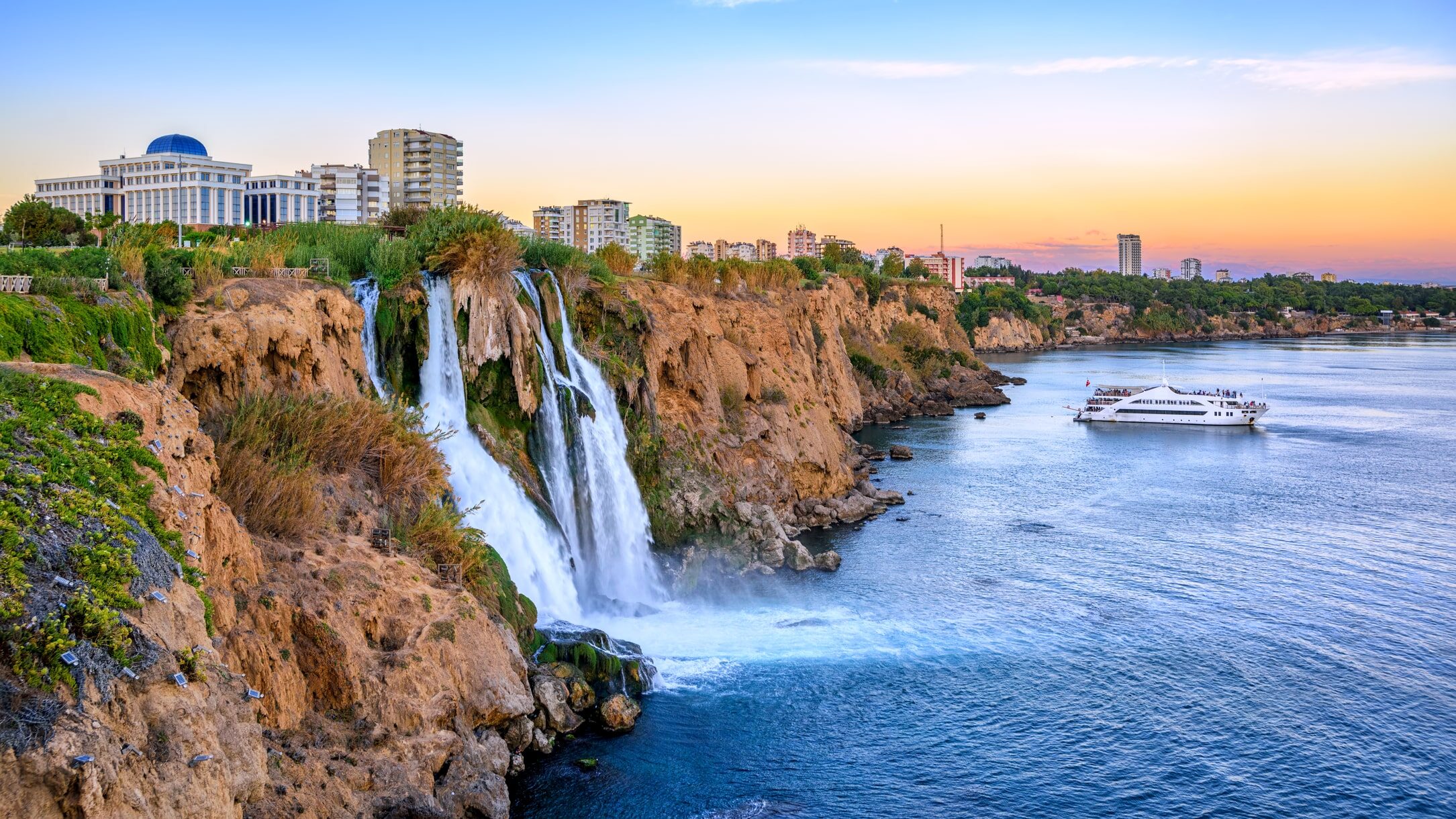 Duden coast waterfalls, Antalya