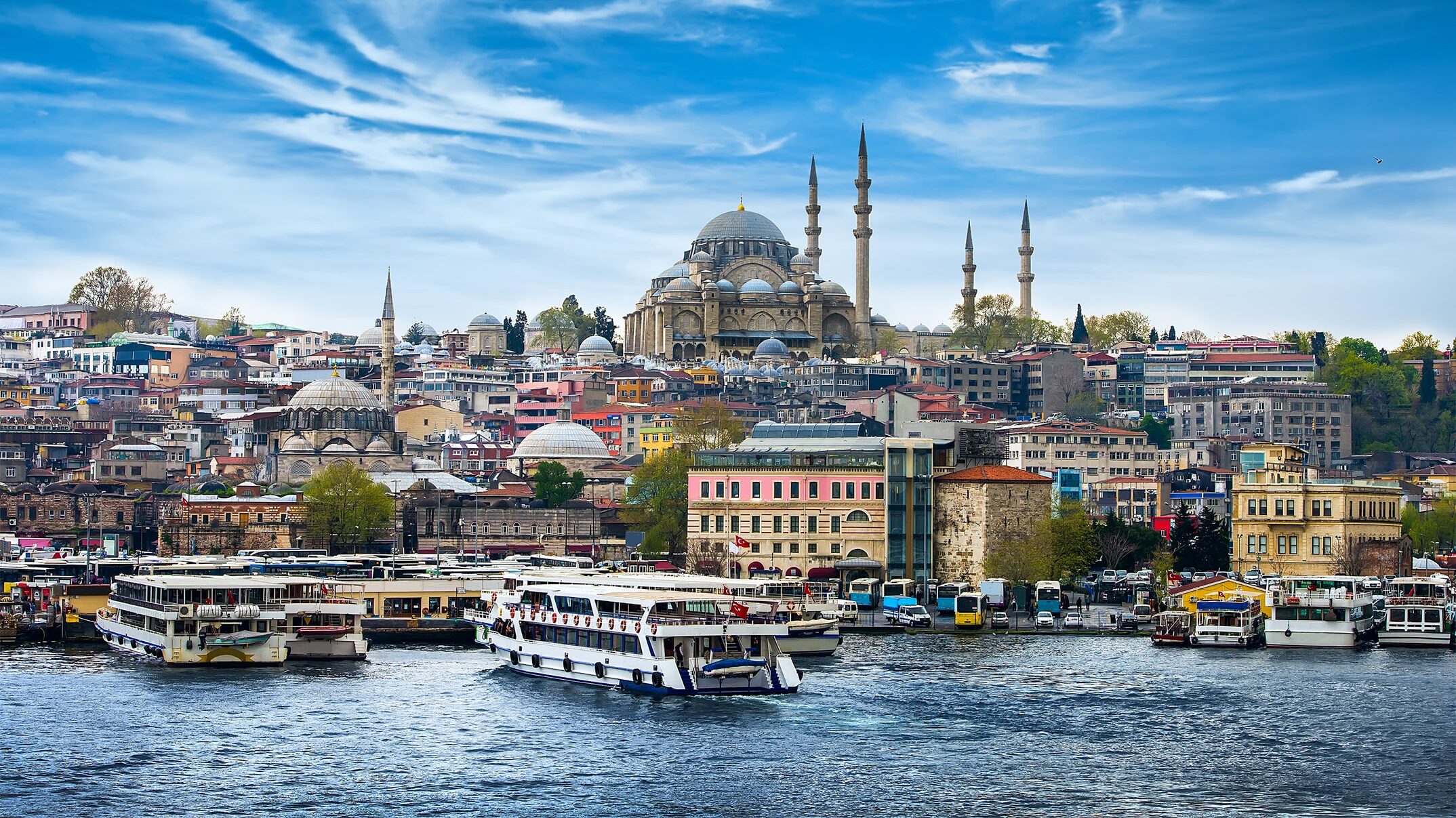 View of Istanbul the capital city of Turkey