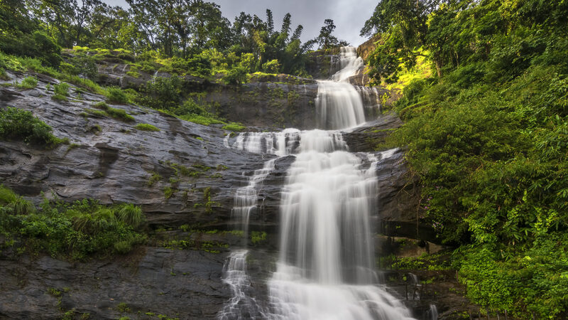Attukad waterfalls in Munnar, Kerala