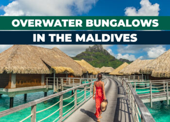 Maldives overwater bungalows