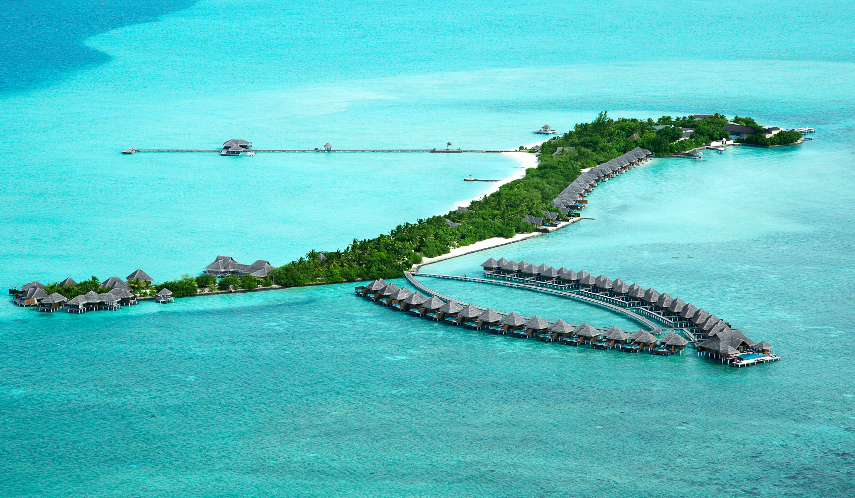 Taj Exotica Resort & Spa, Maldives Ariel Shot