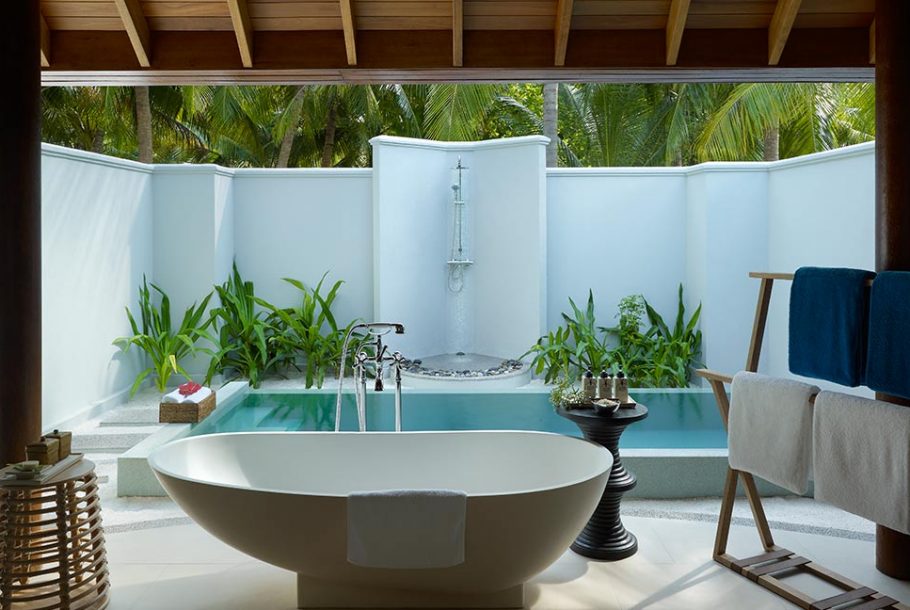 Dusit thani maldives beach villa with pool