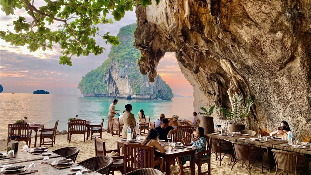 Private dining at Rayavadee Krabi resort Thailand