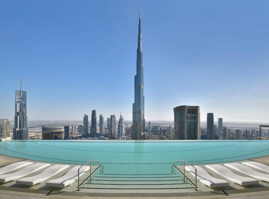 Address Sky View a best infinity pool in Dubai