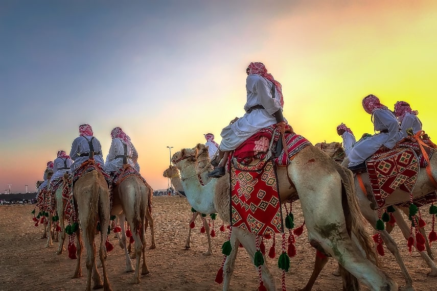 Camel ride Saudi Arabia