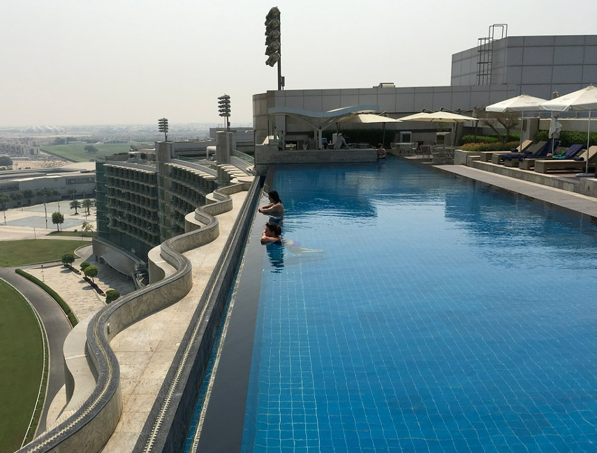 The Meydan Hotel a best infinity pool in Dubai