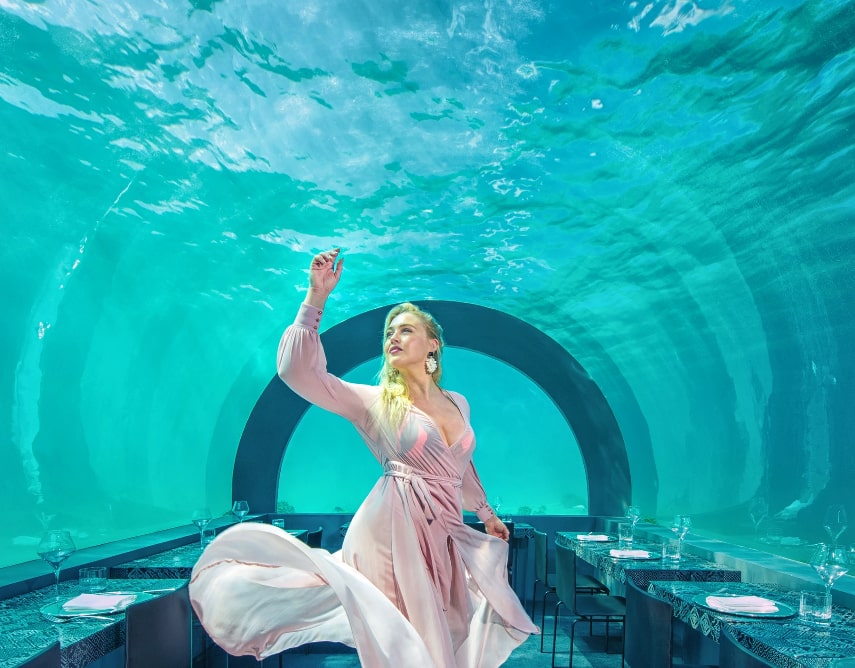 H²O - underwater restaurant a best underwater restaurant in Maldives