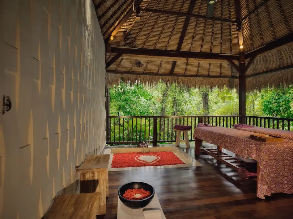 Nandini Jungle Resort and Sungai Spa room