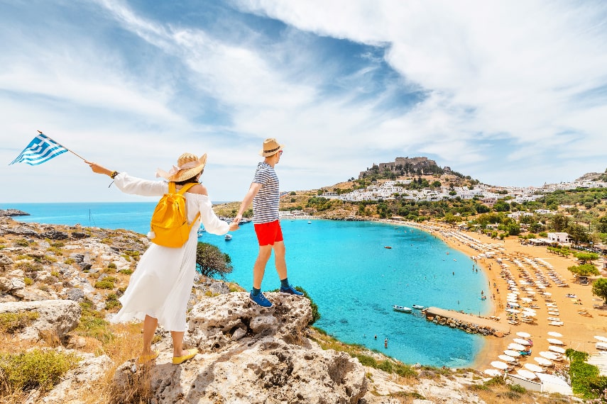 Greece a best holiday destination for young couples