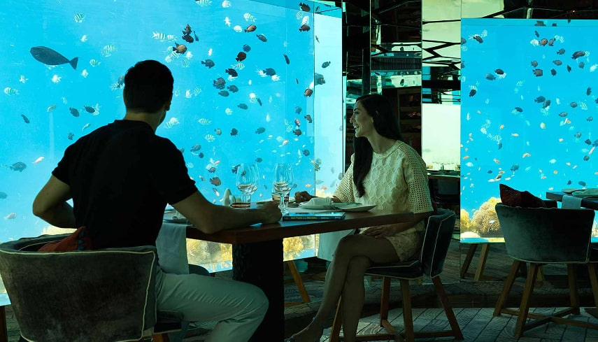 Sea Underwater Restaurant a best underwater restaurant in Maldives