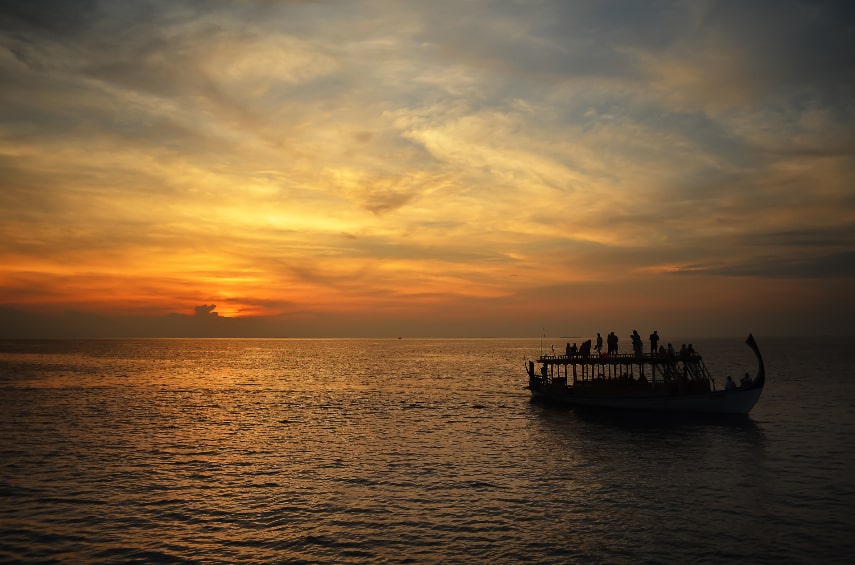 Take a sunset cruise a best things to do in Maldives