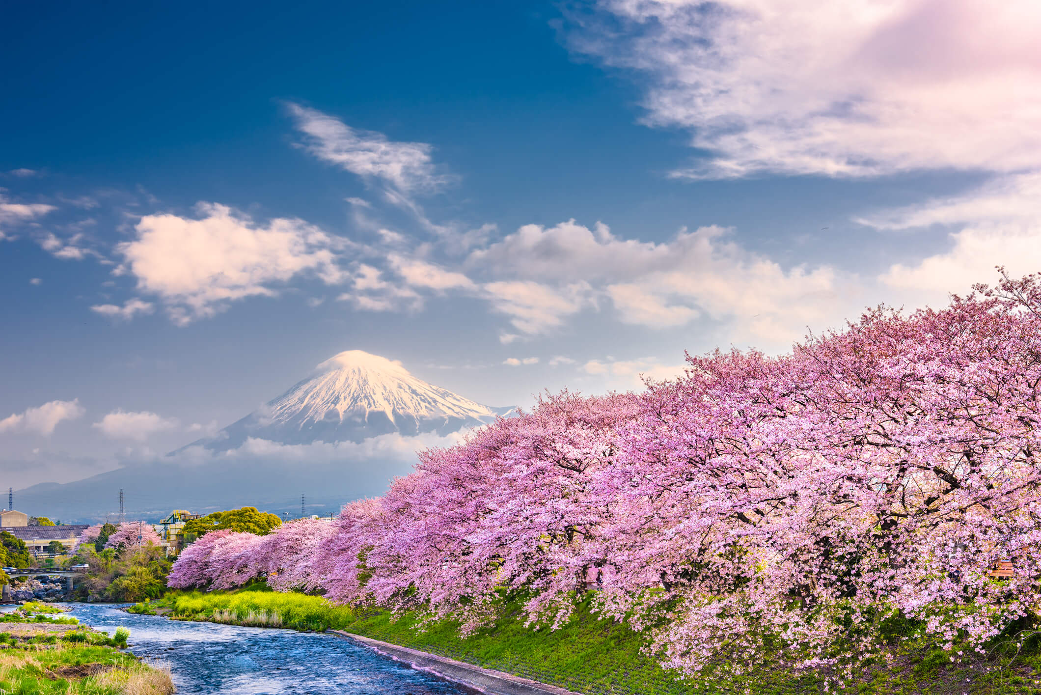 Mount Fuji Japan in April