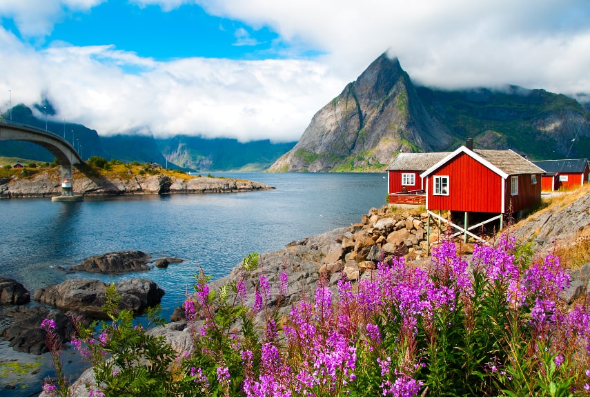 Lofoten Islands, Norway a best holiday destination in February