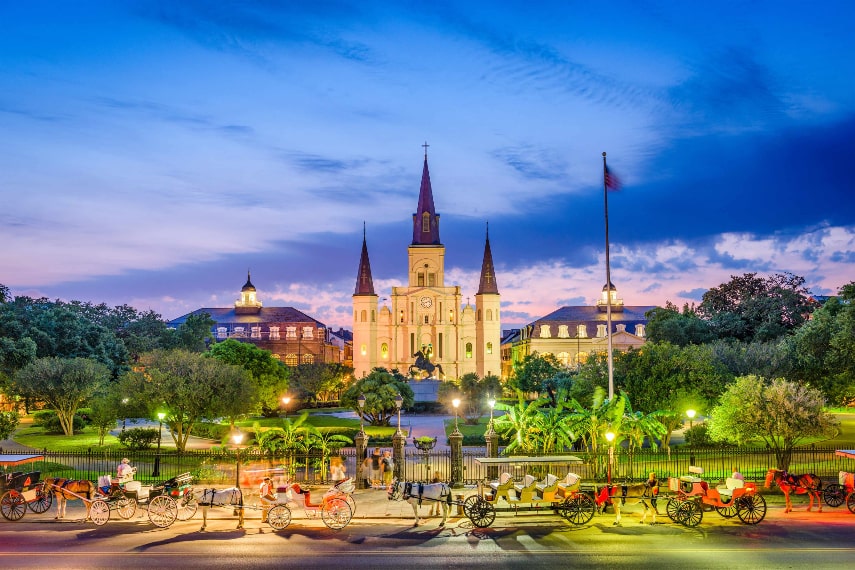 New Orleans, USA a best holiday destination in February