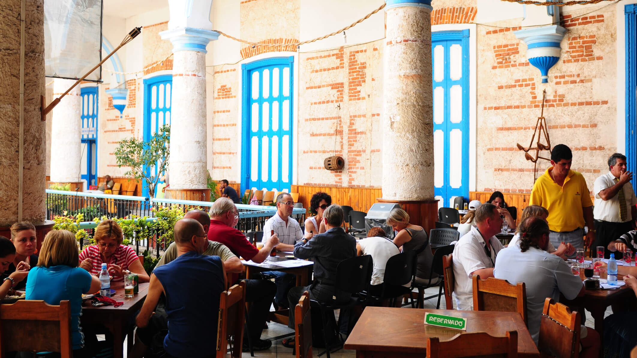 Restaurant in the `Casa de la Musica` Cuba