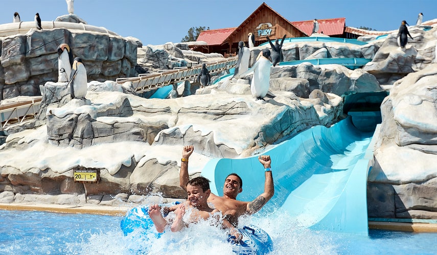 Enjoy at the Iceland Water Park