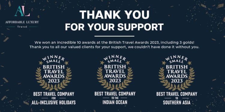 ALT wins gold at british travel awards