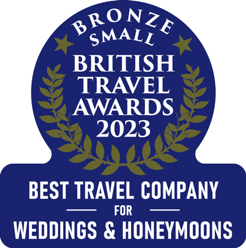 Bronze Award for Best Travel Company for Weddings & Honeymoons