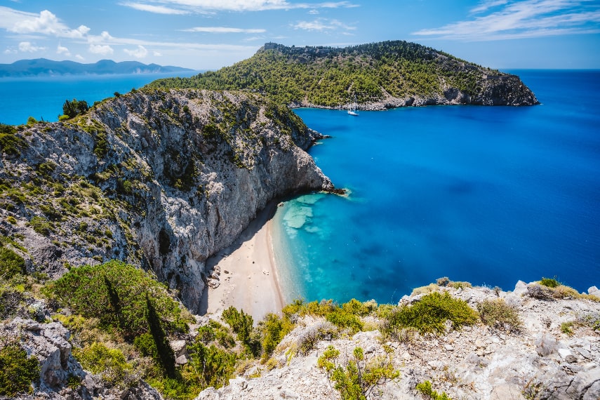 Cephalonia a best greek island for families