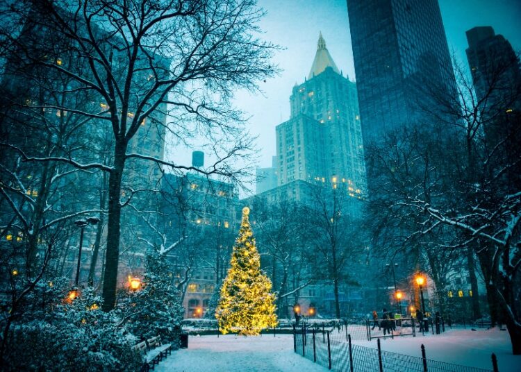 New York, US a best Christmas holiday destination