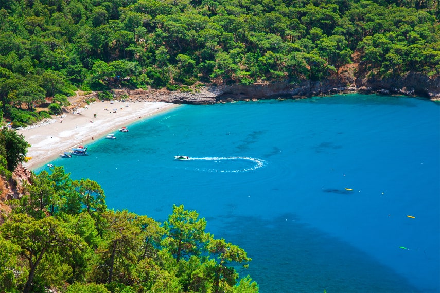 Kabak Beach a best beach in Turkey