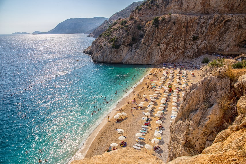 Kaputas Beach a best beach in Turkey