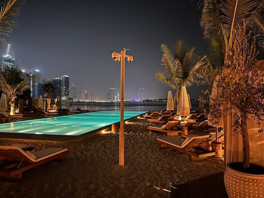 Kyma Beach a best beach club in Dubai