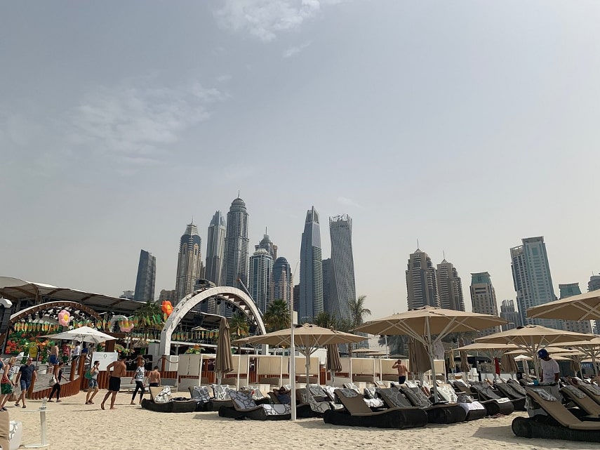 Zero Gravity a best beach club in Dubai