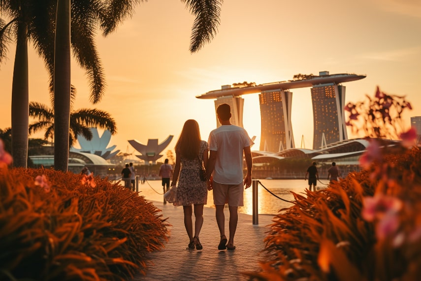 Singapore a best honeymoon destination in February