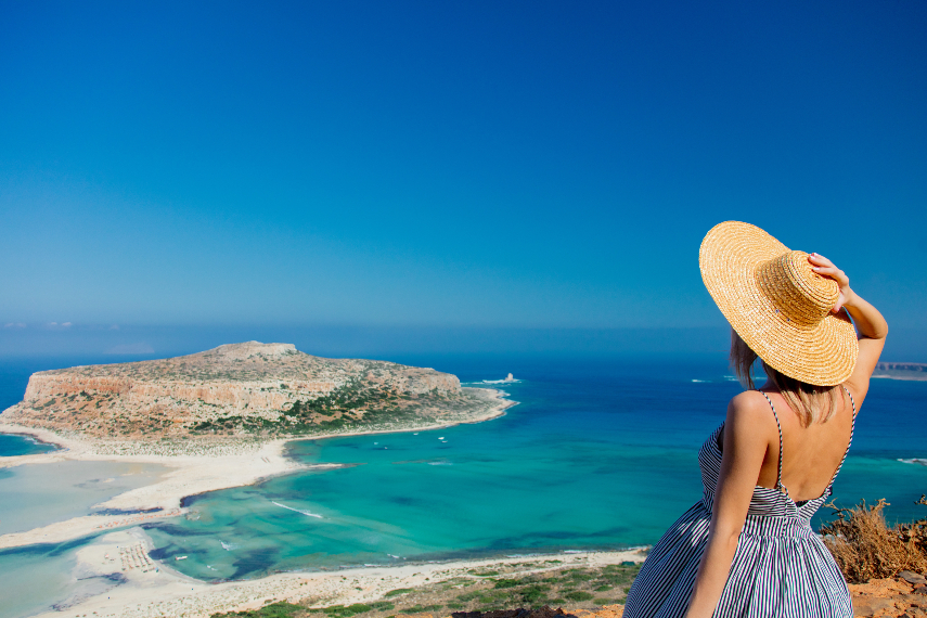 Crete, Greece a warmest place in April