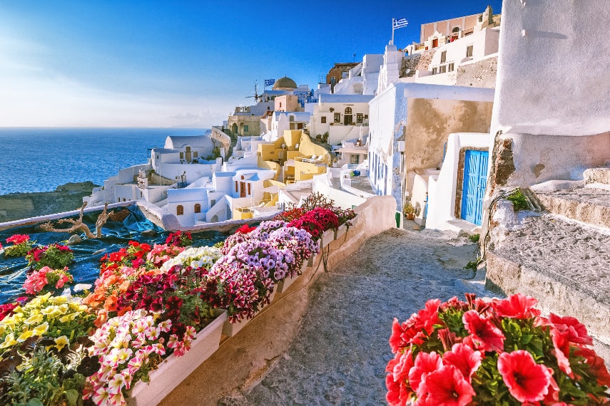Crete, Greece a warmest destination in April in Europe
