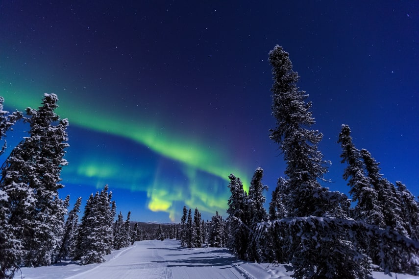 Fairbanks, Alaska, USA a best place to see Northern Lights