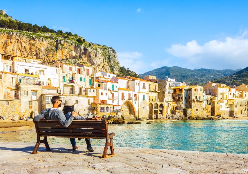 Sicily, Italy a warmest destination in April in Europe