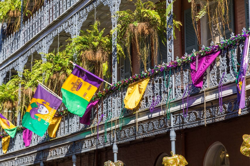 Mardi Gras in New Orleans dates