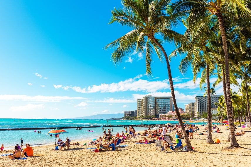 Hawaii, USA a best warmest destination in June