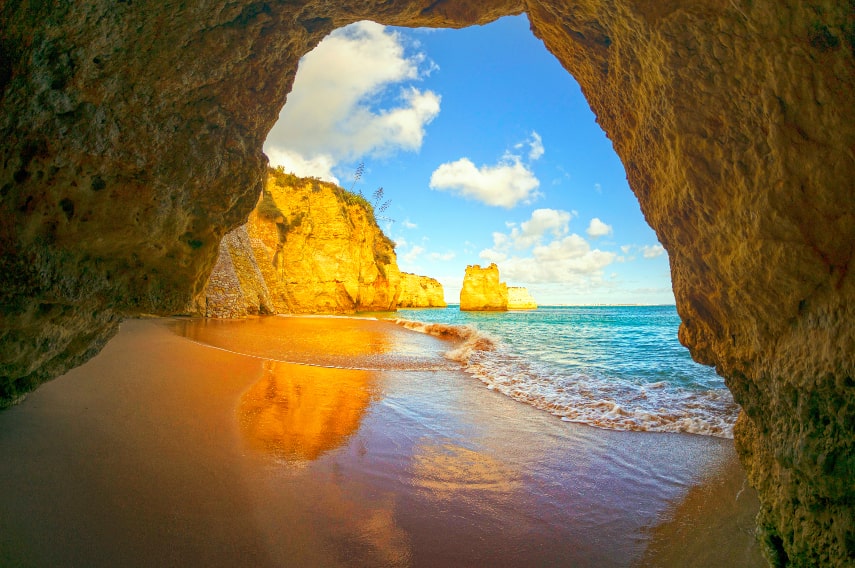 Algarve a best warm place to visit in February in Europe