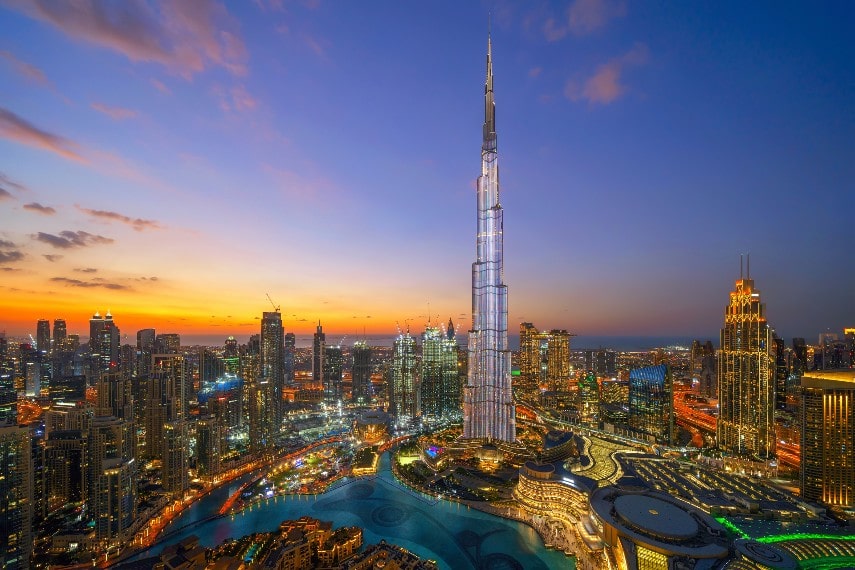 Burj khalifa in Dubai