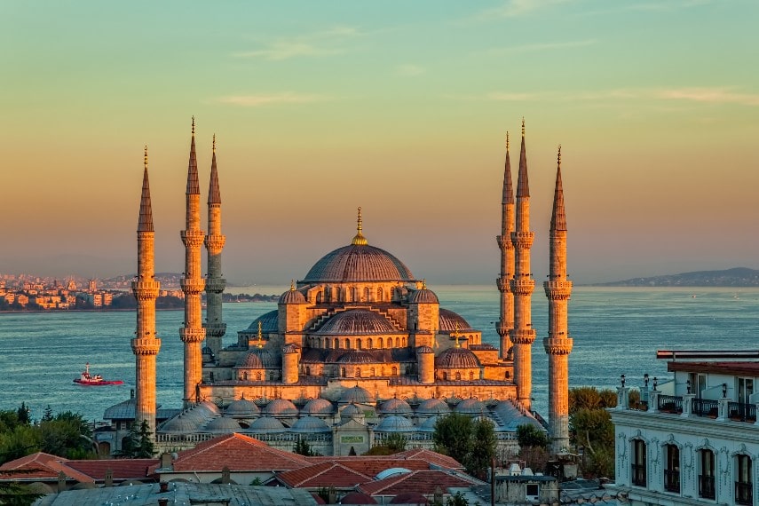Blue mosque visit in Turkey