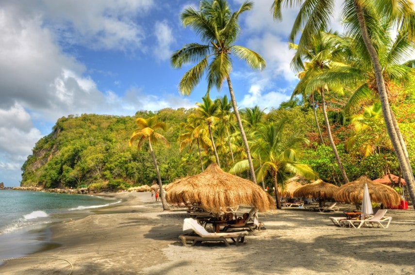 Anse Chastanet beach, Saint Lucia