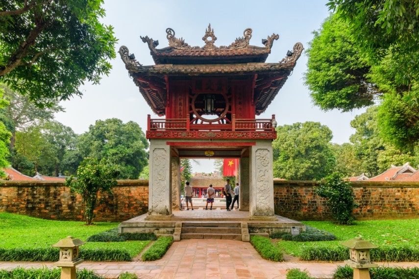Visit  Khue van at Hanoi, Vietnam in August 